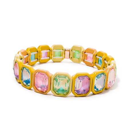 Pastel Bloom – bransoletka damska multicolor z cyrkoniami z tworzywa sztucznego | Chloe DIAMOND