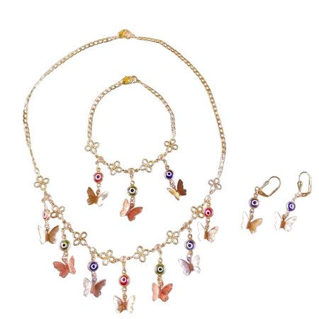 Nazaré – elegancki komplet biżuterii z motywem Oka Proroka 14K | Chloe DIAMOND